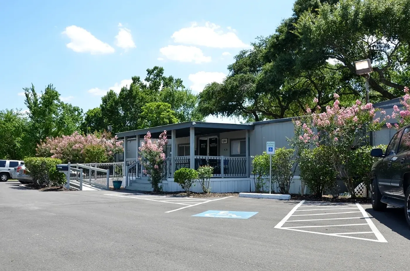 Exterior of the Positive Recovery Garden Oaks residential campus