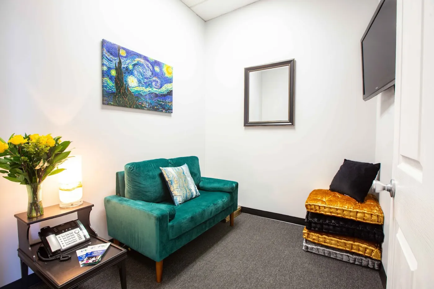 Counseling room used during alcohol treatment