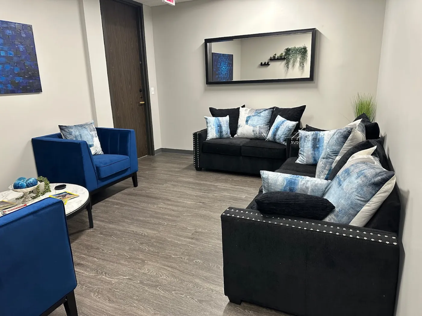 Outpatient fentanyl treatment room at the North Loop clinic
