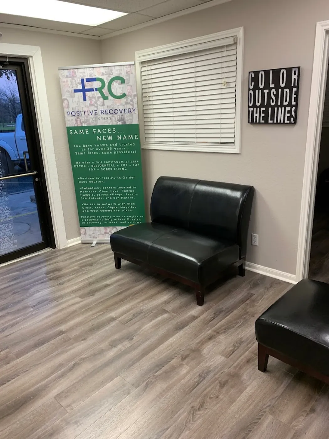 Inside the Positive Recovery Centers San Marcos office