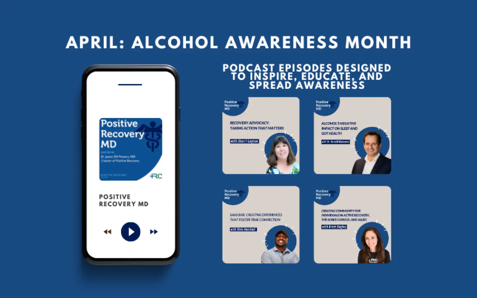 4 MUST-LISTEN Podcast Episodes to Support Alcohol Awareness Month